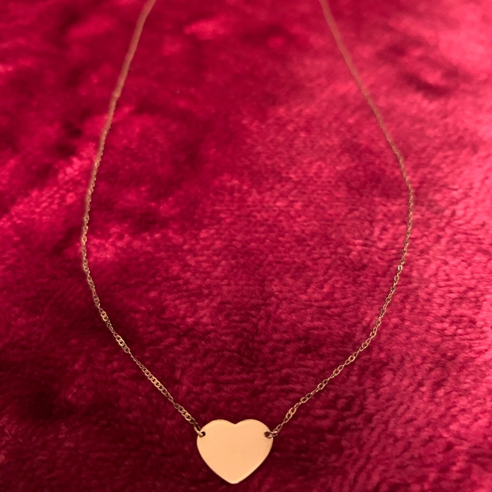 Delicate Gold Heart Necklace
